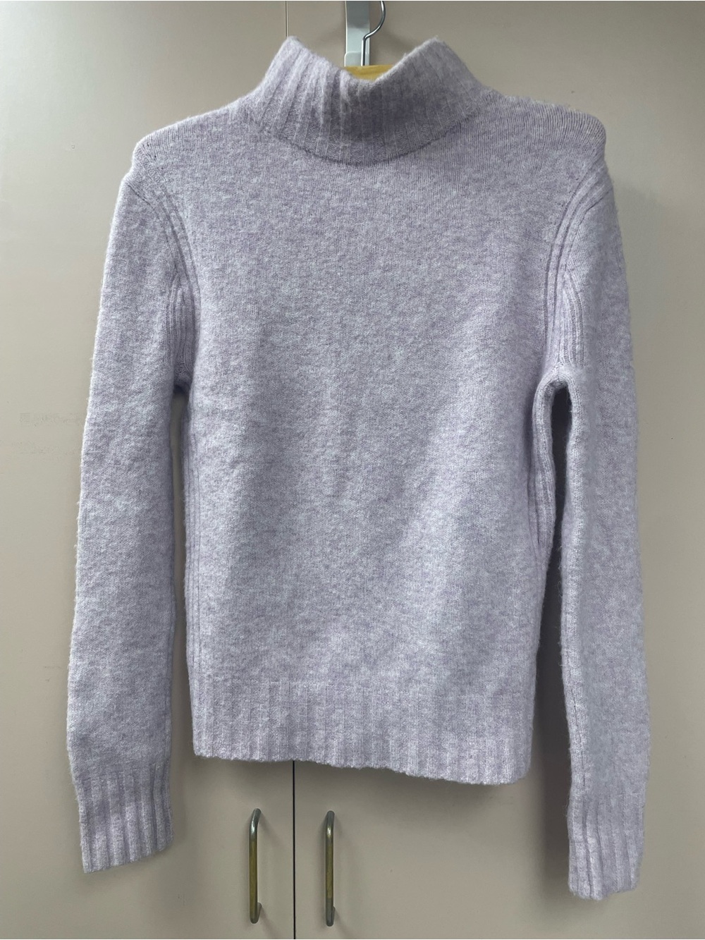 J.Crew Lavender Merino Wool Alpaca Blend Turtleneck Sweater XS
